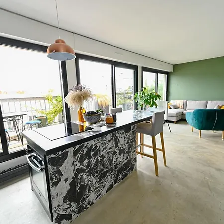 Splendid With Rooftop Near La Villette *