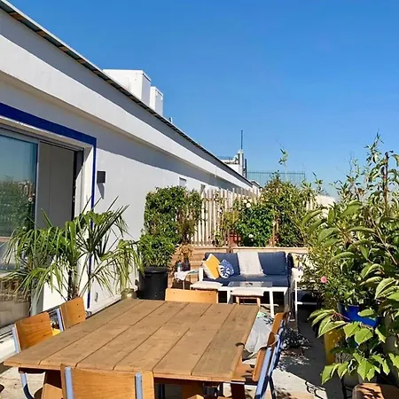 Splendid With Rooftop Near La Villette Appartement